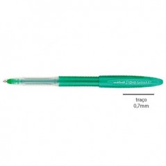 Esferografica Uni Ball Gelstick UM-170 0,7mm Verde Cx 12 / E
