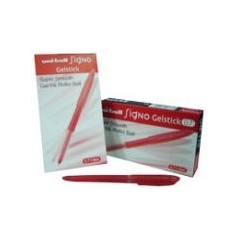 Esferografica Uni Ball Gelstick UM-170 0,7mm Vermelho Cx 12