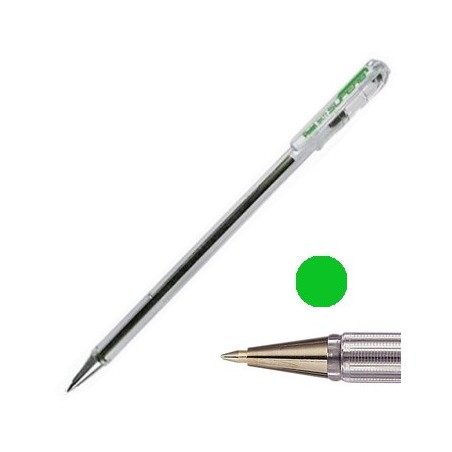 Esferografica Pentel BK 77 Pack 12 Verde / Escrita e Desenho