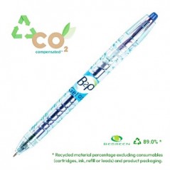 10un Esferografica Gel Pilot B2P BG 0,7mm Retractil Azul 1un