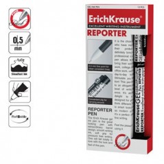 Esferografica EK Reporter 0,5 Preto Cx 12un / Escrita e Dese