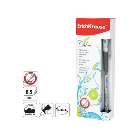 Esferografica EK Chloe 0,5 Preto Cx12 / Escrita e Desenho /