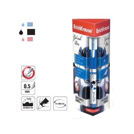 Esferografica EK Robogel 0,5 (PAck12) Preto / Escrita e Dese