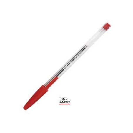 50un Esferografica Ball Point 1,0 Epene EP01-0108 Vermelho-1