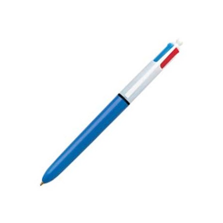 12un Esferografica Ball Point 1,0 BIC (Retractil) 4 cores