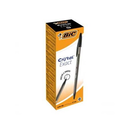 Esferografica BIC Cristal Exact Preto Cx 20un