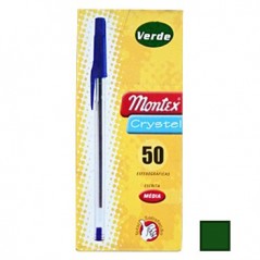 50un Esferografica Cristal 2000 Verde 1un / Escrita e Desenh
