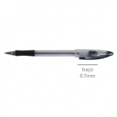 Esferografica Gel 0.7mm Preta 1 unid / Escrita e Desenho / E