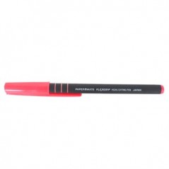 Marcador Fluor. Paper Mate Flex Grip Ponta Bizelada Rosa / E