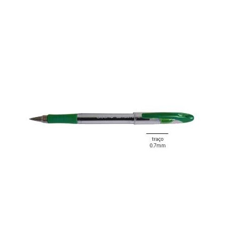 Esferografica Ball Point Grip 0,7mm Verde 1 un / Escritorio
