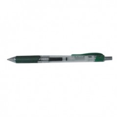 12un Esferografica Gel 0,7mm Retractil Verde 1un / Escrita e