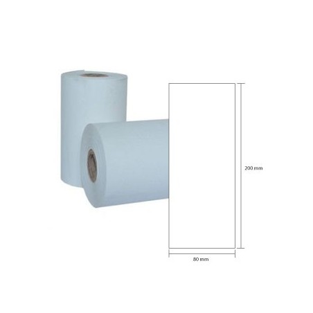 Rolo Papel Termico 80x200x40  (58gr) - 1un / Papeis e Transf