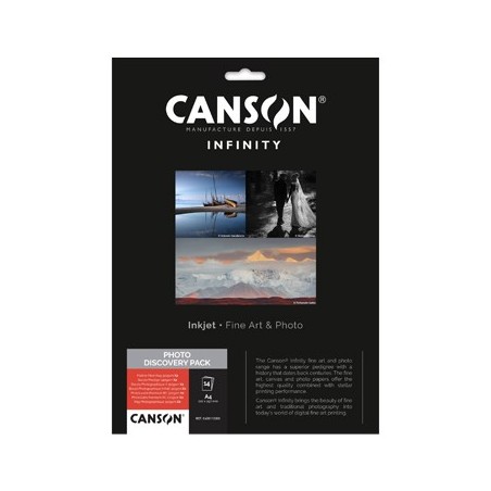 Papel Canson Infinity Discovery Pack Photo A4 9Fls / Artes e