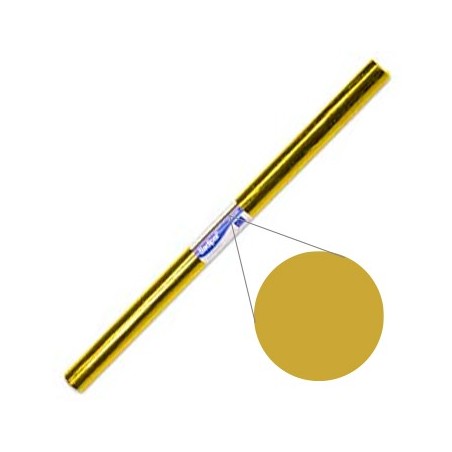 Papel Kraft Rolo 1x3mts Cor Ouro 70Gr