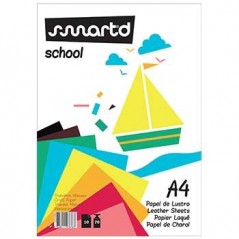 Papel Lustro A4 10 Folhas Cores Sortidas