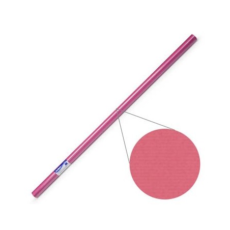 Papel Kraft Rolo 1x3mts Cor Fushia 70Gr / Escolar / Trabalho