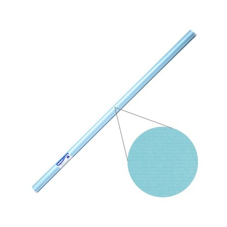 Papel Kraft Rolo 1x3mts Cor Azul Turquesa 70Gr / Escolar / T