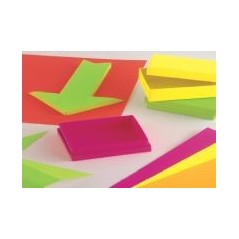 Papel Fluorescente  50x65cm Rolo 25 Folhas Cor Verde / Escol