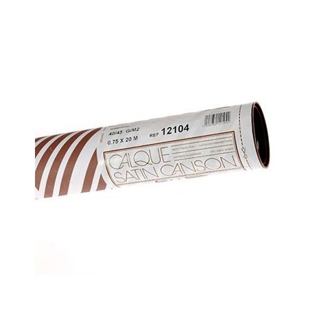 CANSON Rolo Esquico Canson Tracing Satin 0,750mmx20mts 45grs