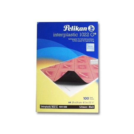 Papel Quimico Preto p/escrita a máquina (21x33) / Papeis e T