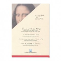 Bloco Papel Pintura Oleo 17x24cm 230gr 10Folhas / Escolar /