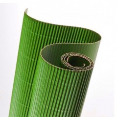 5un Folha Cartao Canelado Colorido 50x70cm Verde Alface / Es