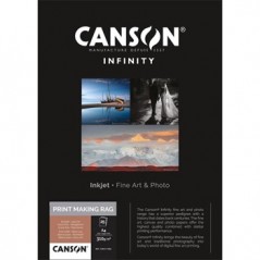 Papel Canson Infinity PrintMaking Rag A3 100% 310gr 25Fls /