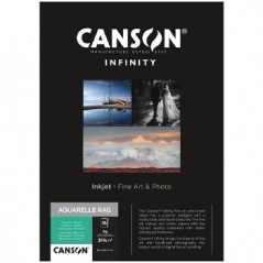 Papel Canson Infinity Aquarelle Rag A4 100% 310gr 25Fls / Pa