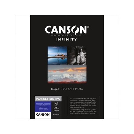 CANSON Papel Canson Infinity Platine Fibre Rag A4 100% algod