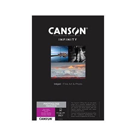 Papel Canson Infinity Photo Gloss Premium RC A3 270gr 25Fls