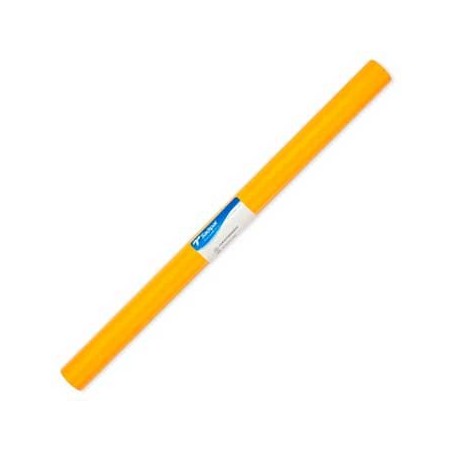 Papel Veludo Adesivo 0.45x1mts Rolo Amarelo