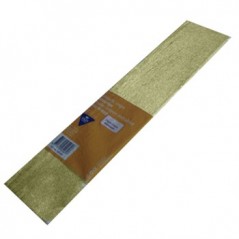 Papel Crepe 150x50cm Rolo Cor Ouro Metalizado / Escolar / Tr