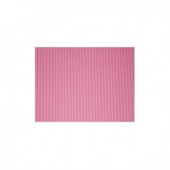 Folha Cartao Canelado Colorido 50x70cm Rosa / Escolar / Trab