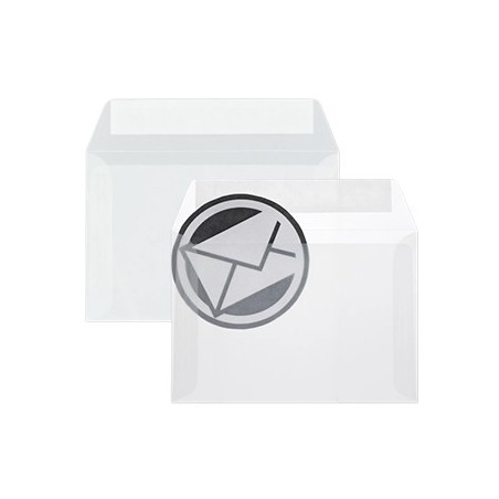 Envelope Papel Vegetal Transp.92gr 114x162 Pala Recta Pack25
