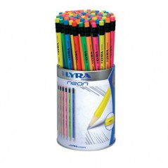 Lapis Carvao Nº2-HB Lyra Neon c/Borracha Copo 96un / Escrita