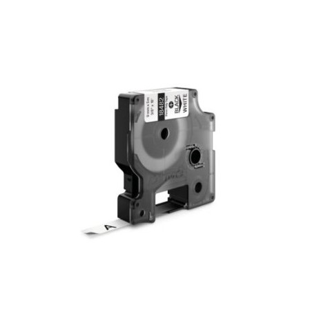 Fita Gravacao Dymo Rhino 9mmx5,5m Poliester Branco/Preto / T