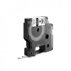 Fita Gravacao Dymo Rhino 19mmx5,5m Poliester Branco/Preto