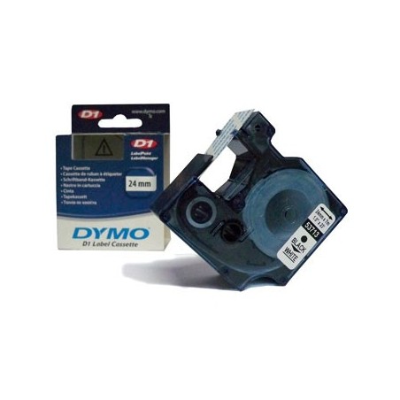 Fita Gravacao Dymo 24mmX7m Preto/Branco (53713)
