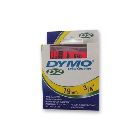Fita Gravacao Dymo 19mmX10m Vermelha (61912) / Tinteiros Ton