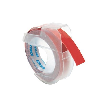 Fita Gravacao Dymo 9mmx3m Vermelho/Branco (898150) / Tinteir