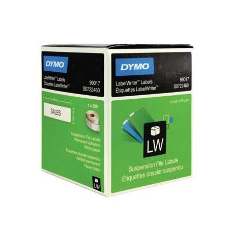Etiquetas Papel Dymo 50mmx12mm Branco 1 Rolo (S0722460)