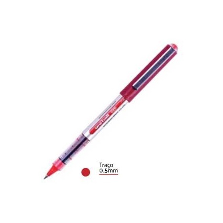 Marcador Uniball UB150 0,5mm Vermelho Cx 12un - Roller / Esc