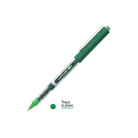 Marcador Uniball UB150 0,5mm Verde Cx 12un - Roller / Escrit