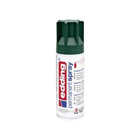 Tinta Acrilica Edding 5200 Spray 200ml Verde Musgo