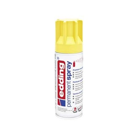 Tinta Acrilica Edding 5200 Spray 200ml Amarelo Trafego