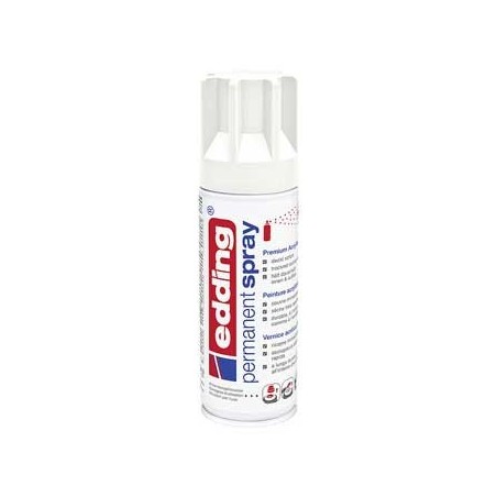 Tinta Acrilica Edding 5200 Spray 200ml Branco Trafego