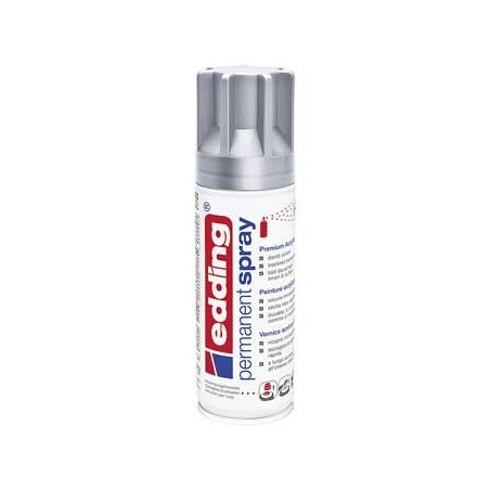 Tinta Acrilica Edding 5200 Spray 200ml Prata