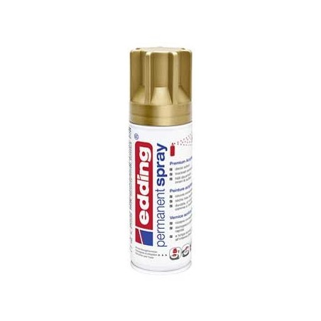 Tinta Acrilica Edding 5200 Spray 200ml Ouro Rico