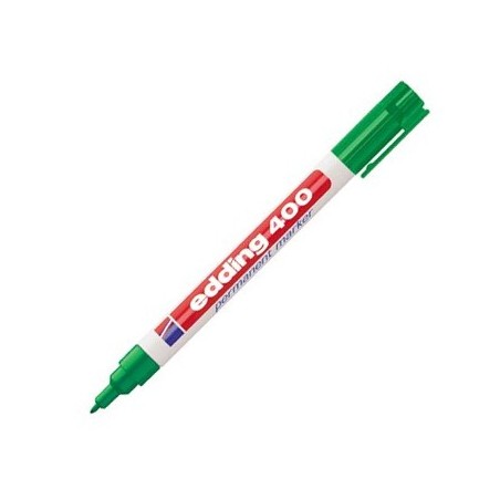 Marcador Medio Edding 400 Verde 1un