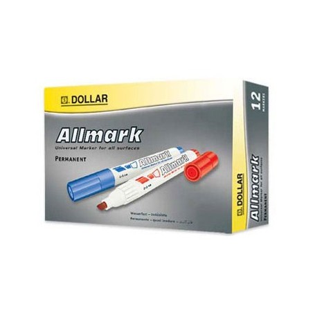 Marcador Grosso 2,0mm Allmark UMS2 Verde Pack 12un / Escrita